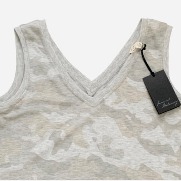 Jane & Delancey Tank Dress Camo Sleeveless V-Neck Soft Dress Small NEW - Picture 8 of 12